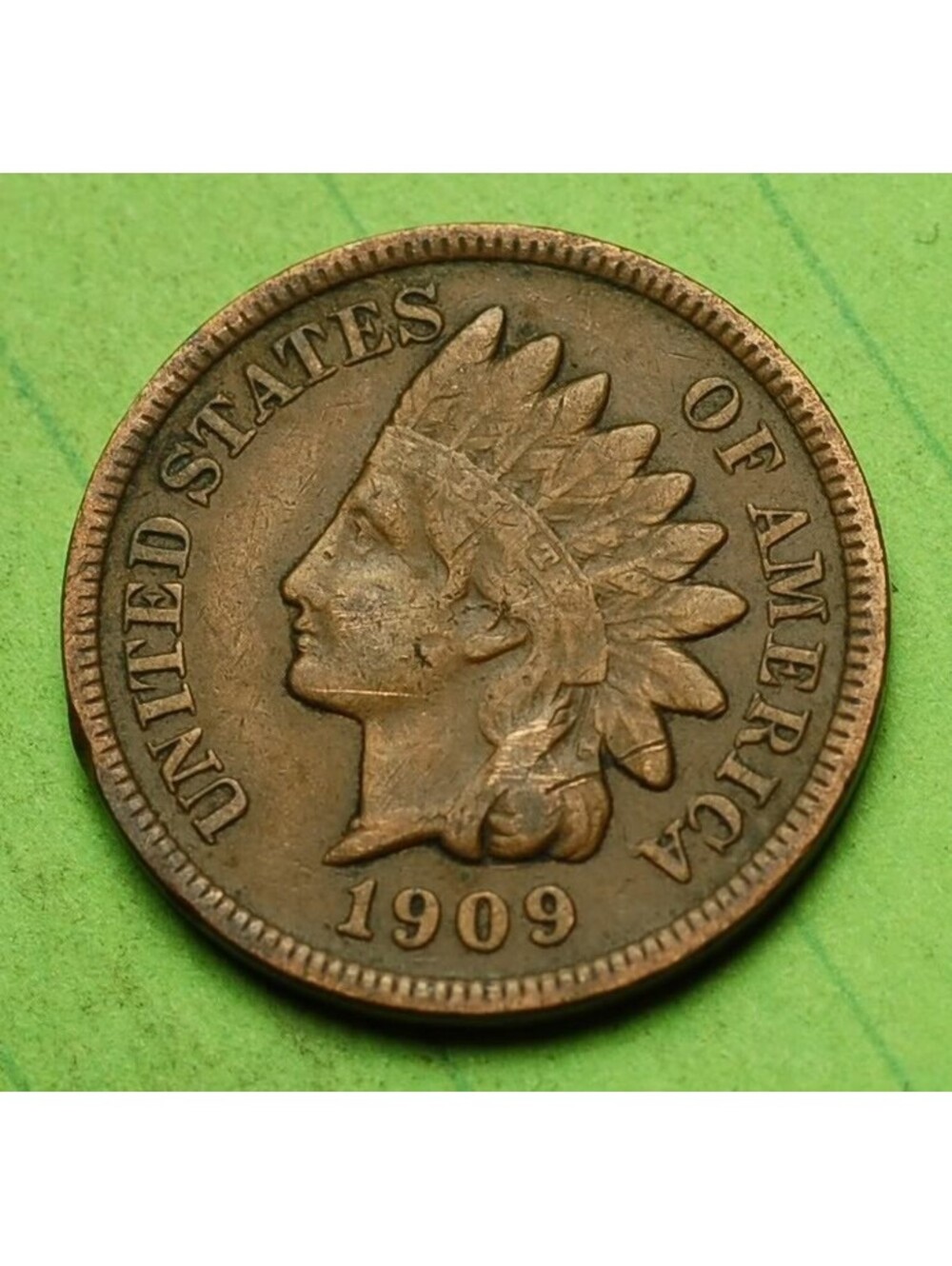 W725 1909 Indian Head Cent Penny 1c - Check Out Our Store 🔥🔥LIBERTY 🔥🔥